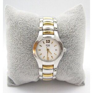 Women ESQ Swiss Quartz WR Analog 27mm Dial Causal Round Watch (G17)